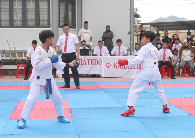 Diên Khánh: Hơn 140 VĐV tham gia giải Karate các nhóm tuổi Thiếu niên - Nhi đồng- Ảnh 1.