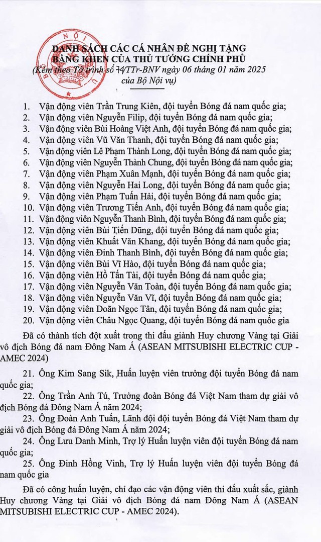 HLV Kim Sang-sik nhận phần thưởng đặc biệt từ Thủ tướng- Ảnh 5.