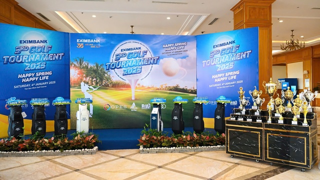 Giải Eximbank Golf Tournament 2025 - Lần thứ 3 tại sân golf Tân Sơn Nhất, TP.HCM