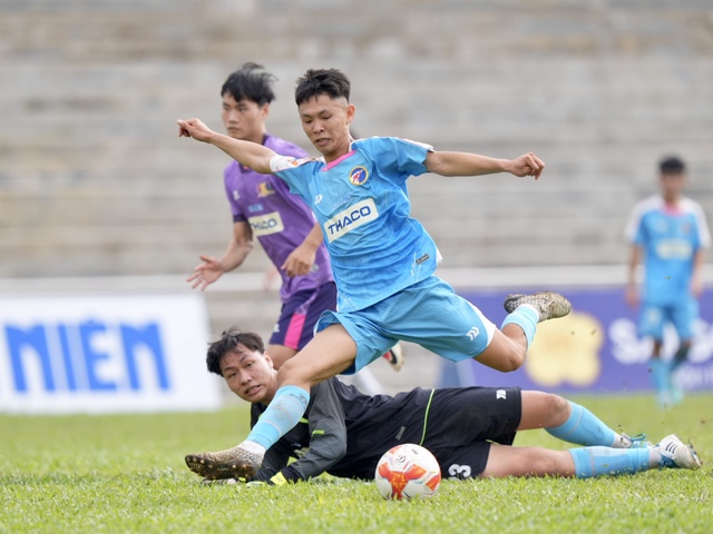 Trường ĐH TDTT Đà Nẵng 2-0 Trường ĐH Luật Huế: Vé play-off đầu tiên- Ảnh 1.