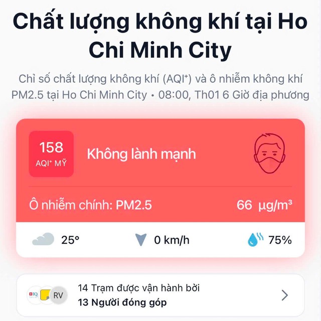 TP.HCM: Ô nhiễm không khí báo động ở mức xấu nghiêm trọng?