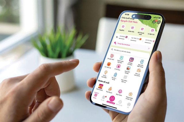 Chú thích ảnh: Ứng dụng MoMo giúp người dùng quản lý tài chính dễ dàng và hiệu quả  Ảnh: MOMO