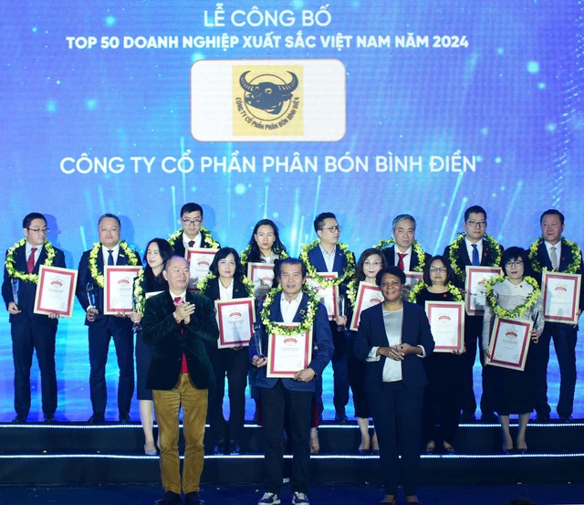 Phân bón Bình Điền đạt danh hiệu Top 50 Doanh nghiệp xuất sắc nhất Việt Nam- Ảnh 1.