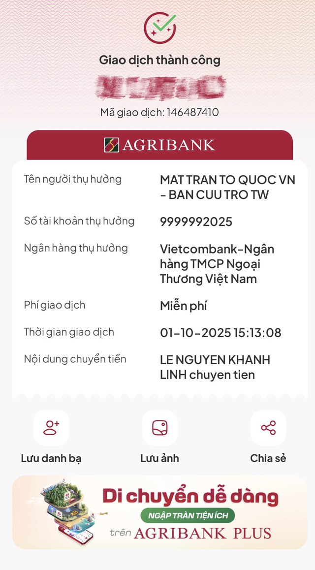 Cư dân mạng ủng hộ bà con vùng lũ qua mặt trận tổ quốc Việt Nam - Ảnh 4.