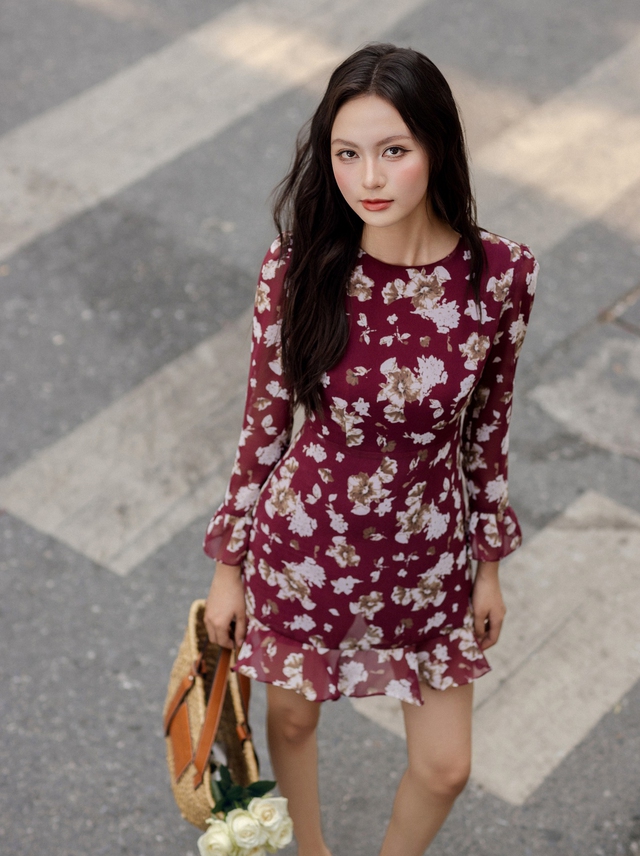 Váy hoa nhí vào mùa được ưu tiên
