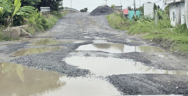 Người dân khổ sở vì đường thi công ì ạch- Ảnh 4.
