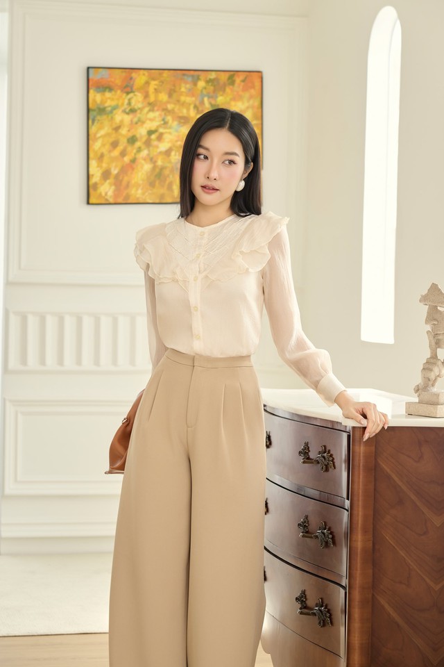 Quần ống rộng vừa thoải mái lại thời th…