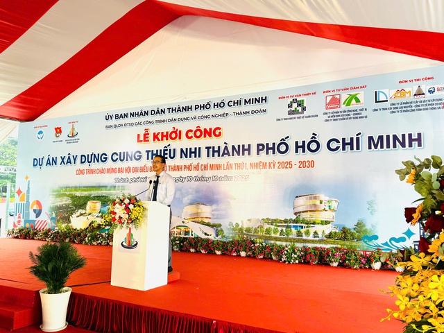 Khởi c&ocirc;ng Cung thiếu nhi TP.HCM 1.124 tỉ đồng- Ảnh 1.