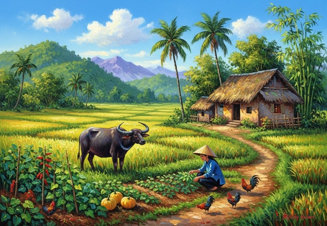 Nhà thơ Tế Hanh và bài thơ ‘Vườn xưa’ - Ảnh 1.
