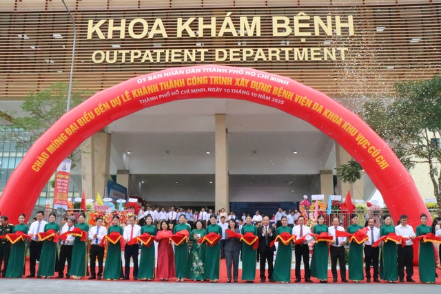 TP.HCM khánh thành Bệnh viện đa khoa khu vực Củ Chi quy mô 1.000 giường - Ảnh 2.