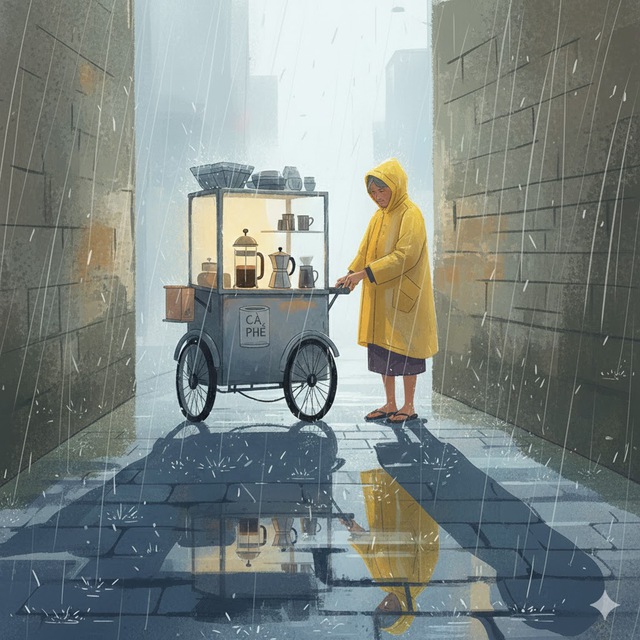 Nhịp đập giữa m&agrave;n mưa - Truyện ngắn dự thi của Huỳnh Loan - Ảnh 1.