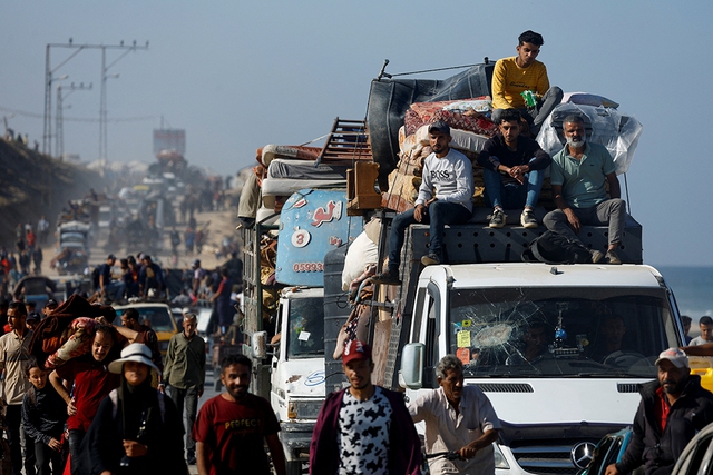 Tổng thống Trump tại Trung Đông thúc đẩy kế hoạch hòa bình cho Gaza - Ảnh 1.
