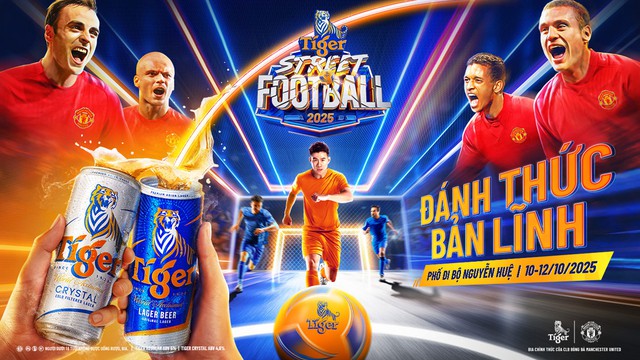 Người hâm mộ chào đón huyền thoại Manchester United trước thềm Chung kết Tiger Street Football 2025- Ảnh 7.