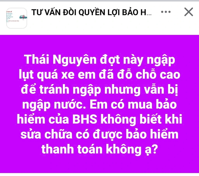 Ô tô hư hỏng nặng do ngập nước, bảo hiểm có bồi thường? - Ảnh 1.