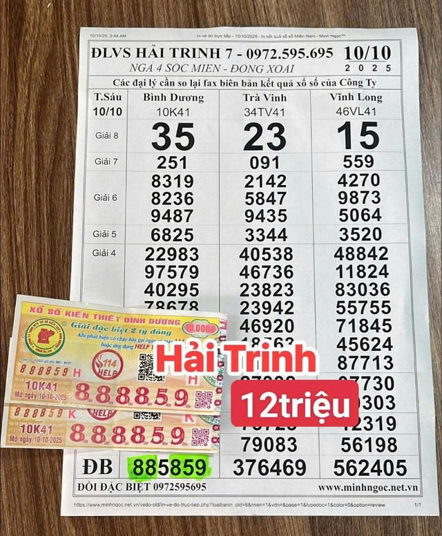 Lộ diện hàng loạt vé trúng xổ số miền Nam đài Bình Dương: Có tứ quý '8888' - Ảnh 3.