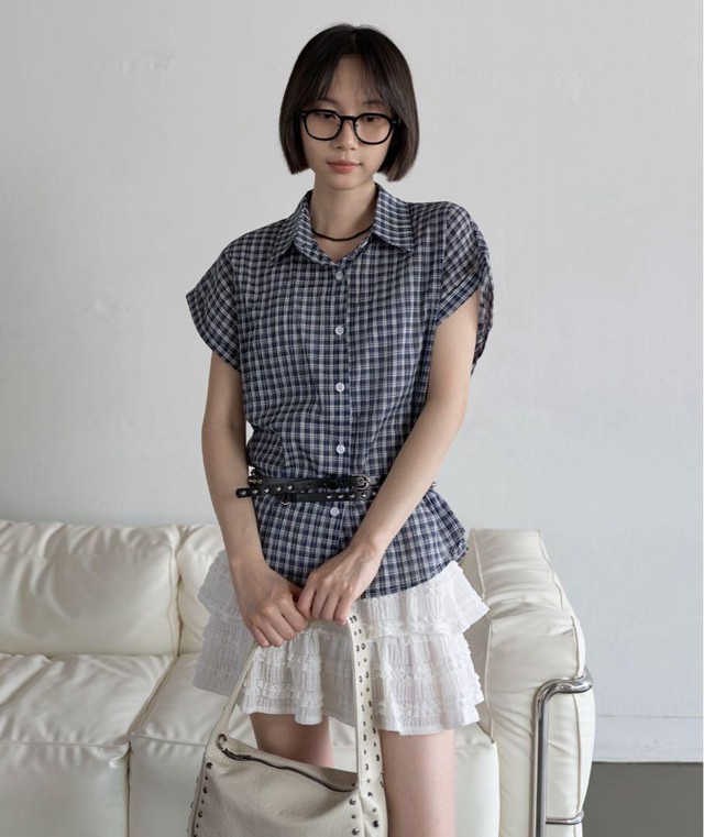 Váy, áo họa tiết ca rô giúp nàng chinh phục mọi phong cách- Ảnh 8. Váy, áo họa tiết ca rô giúp nàng chinh phục mọi phong cách- Ảnh 8.