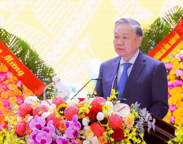 Tổng B&iacute; thư T&ocirc; L&acirc;m dự lễ kỷ niệm 80 năm ng&agrave;y truyền thống Qu&acirc;n khu 4- Ảnh 3.