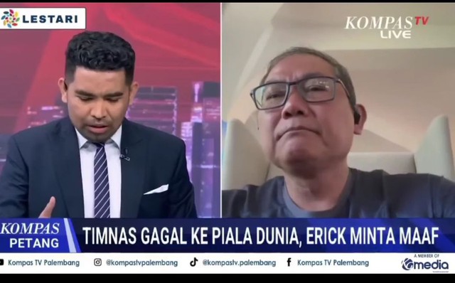 Trưởng đo&agrave;n Indonesia bất ngờ &lsquo;tố&rsquo; HLV Kluivert ngay tr&ecirc;n truyền h&igrave;nh, PSSI sẽ kiện trọng t&agrave;i- Ảnh 1.