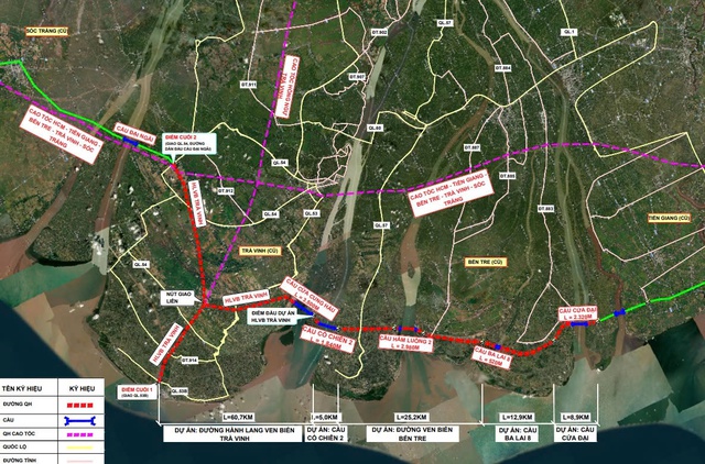 Đường bộ ven biển hơn 27.000 tỉ đồng qua tỉnh Vĩnh Long sẽ như thế nào? - Ảnh 1.
