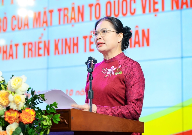 Mặt trận Tổ quốc là điểm tựa vững chắc để kinh tế tư nhân phát triển - Ảnh 1.