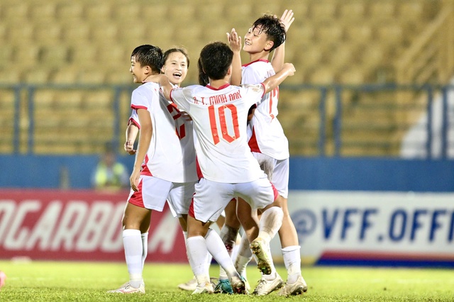 U.17 nữ Việt Nam ra qu&acirc;n tưng bừng ở v&ograve;ng loại ch&acirc;u &Aacute;: Thắng rất đậm đảo Guam- Ảnh 1.