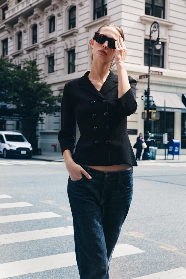 Quần jeans và áo blazer, đẹp xuất sắc cho đi chơi và đi làm  - Ảnh 6.