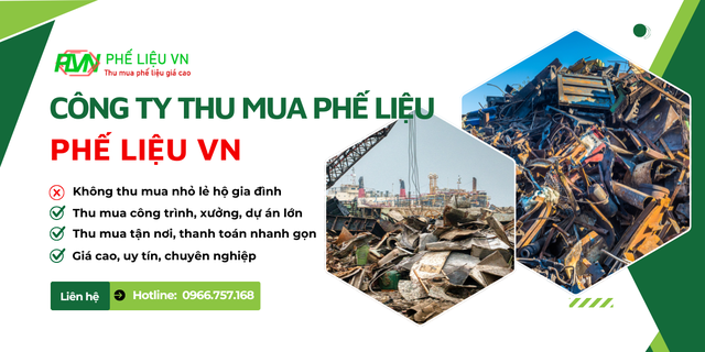 Phế Liệu VN - Thu mua phế liệu giá cao tại TP.HCM và toàn quốc - Ảnh 1.