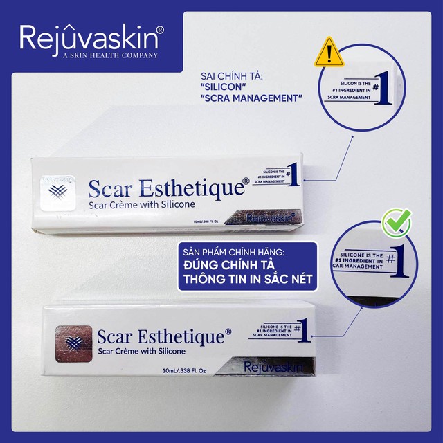 Phân biệt kem mờ sẹo Rejuvaskin Scar Esthetique thật giả chuẩn xác nhờ 4 yếu tố - Ảnh 3.