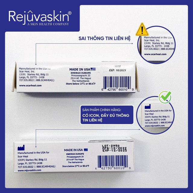 Phân biệt kem mờ sẹo Rejuvaskin Scar Esthetique thật giả chuẩn xác nhờ 4 yếu tố - Ảnh 4.