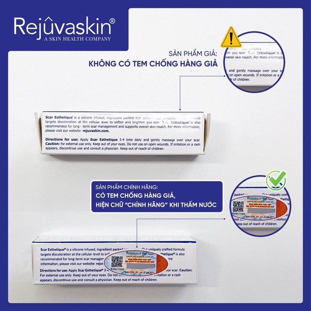 Phân biệt kem mờ sẹo Rejuvaskin Scar Esthetique thật giả chuẩn xác nhờ 4 yếu tố - Ảnh 5.
