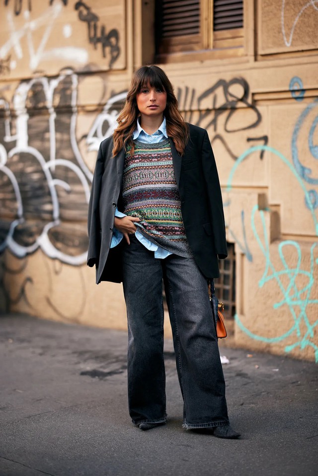 Quần jeans và áo blazer, đẹp xuất sắc cho đi chơi và đi làm  - Ảnh 5.