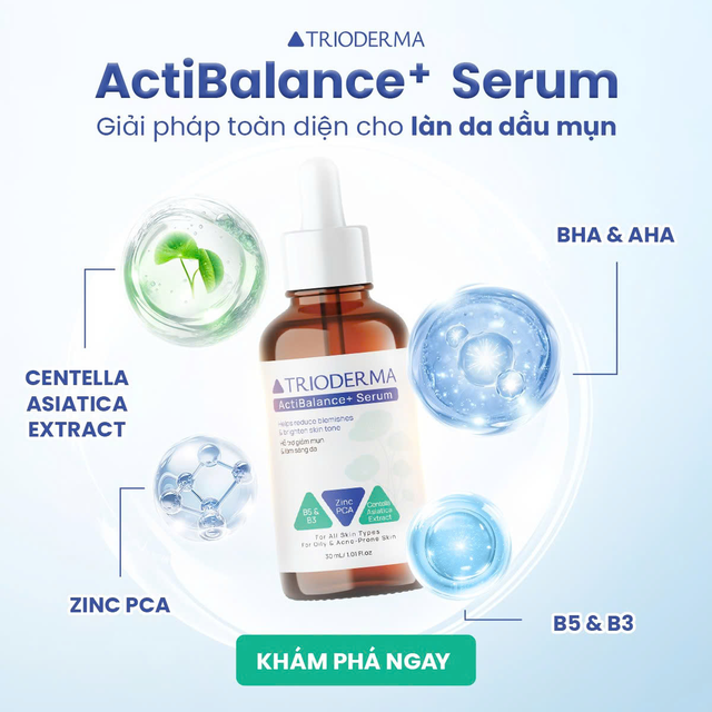 Trioderma gợi &yacute; chu tr&igrave;nh chăm s&oacute;c da mụn to&agrave;n diện, chuẩn y khoa tại nh&agrave; - Ảnh 6.