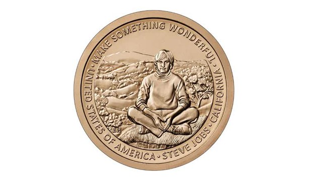 Steve Jobs sẽ xuất hiện tr&ecirc;n đồng xu kỷ niệm 1 USD của Mỹ - Ảnh 1.
