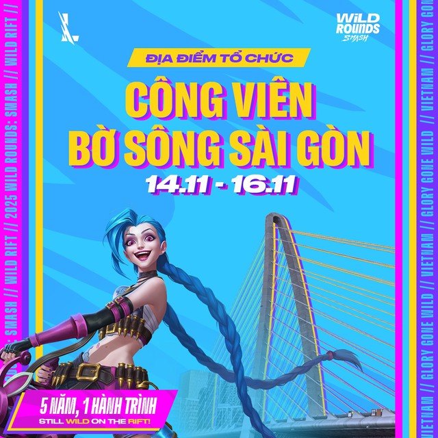 Công viên bờ sông Sài Gòn đăng cai Wild…