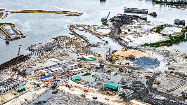 Dự án khu tránh trú bão lo 'mắc cạn' mặt bằng - Ảnh 2.