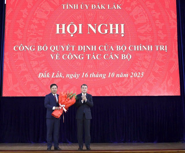 Ông Lương Nguyễn Minh Triết được điều động giữ chức Bí thư Tỉnh ủy Đắk Lắk - Ảnh 1.