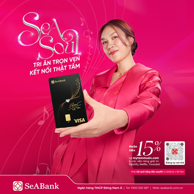 SeABank c&ugrave;ng Mỹ T&acirc;m mở ra trải nghiệm t&agrave;i ch&iacute;nh trọn vẹn với thẻ SeASoul- Ảnh 2.