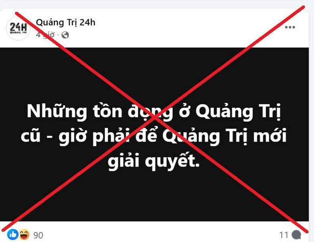 Nhiều trang mạng bị xác minh vì xuyên tạc ý của Chủ tịch UBND tỉnh Quảng Trị - Ảnh 1.