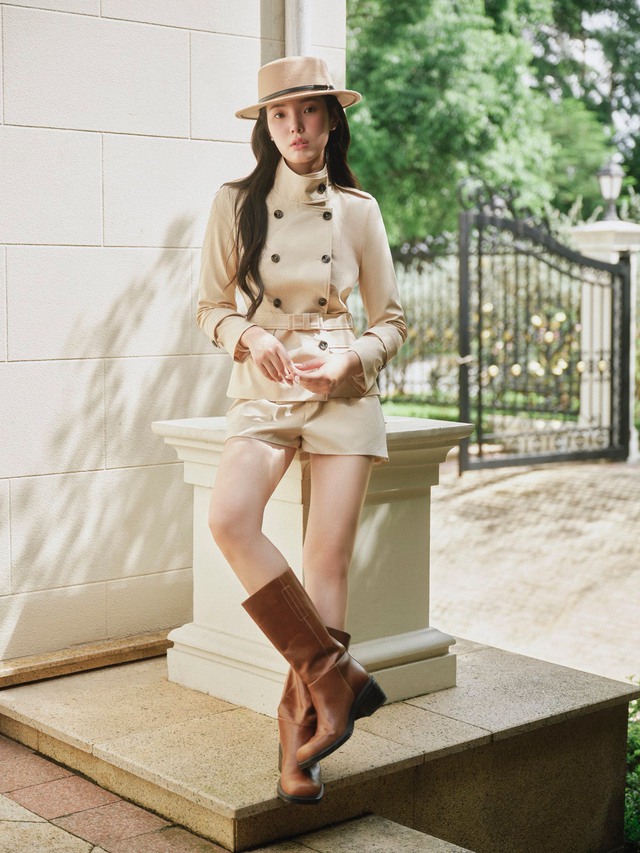 Cách diện trang phục màu beige đầy khí chất, thanh lịch- Ảnh 9.