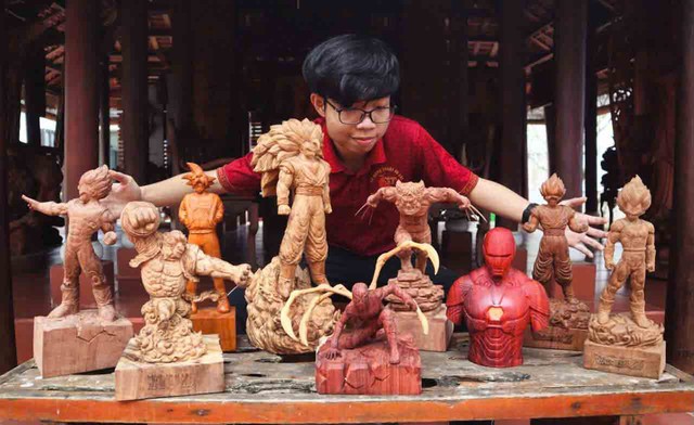 Chuyện nghệ nhân gen Z: Thế giới tượng gỗ của Trần Duy- Ảnh 3. Chuyện nghệ nhân gen Z: Thế giới tượng gỗ của Trần Duy- Ảnh 3.
