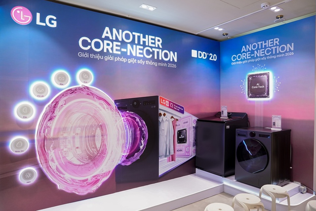 LG ra mắt dải sản phẩm giặt sấy 2026 thông minh mới - Ảnh 1.