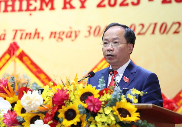 Ông Nguyễn Duy Lâm tái cử Bí thư tỉnh ủy Hà Tĩnh nhiệm kỳ 2025 - 2030 - Ảnh 1. Ông Nguyễn Duy Lâm tái cử Bí thư tỉnh ủy Hà Tĩnh nhiệm kỳ 2025 - 2030 - Ảnh 1.