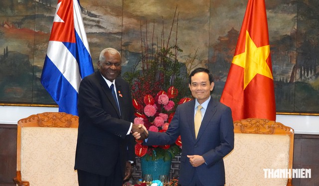 Bí thư Thành ủy TP.HCM Trần Lưu Quang hội kiến Chủ tịch Quốc hội Cuba- Ảnh 2. Bí thư Thành ủy TP.HCM Trần Lưu Quang hội kiến Chủ tịch Quốc hội Cuba- Ảnh 2.