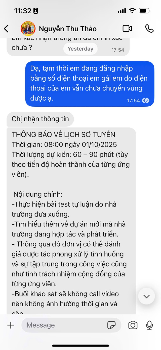 Ứng viên bị rơi vào 'ma trận" lừa tuyển dụng của nhóm mạo danh một trường ĐH - Ảnh 2.