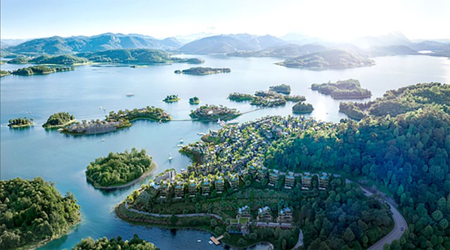 Flamingo Maison 108: Biểu tượng Walless Living bên Hồ Núi Cốc nguyên sơ - Ảnh 1.