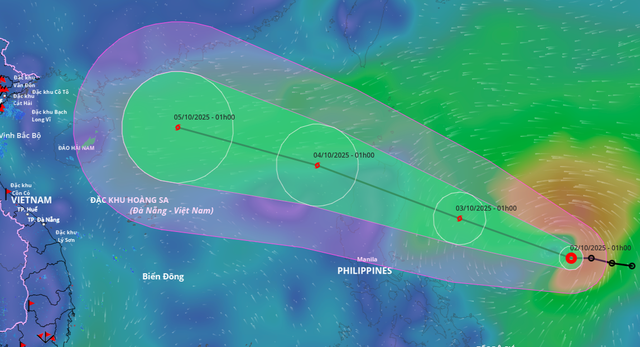 Đêm mai bão số 11 vào Biển Đông, Bắc bộ, bắc Trung bộ sẽ mưa lớn - Ảnh 1.