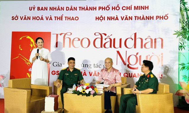 Nhà văn Trình Quang Phú và hành trình 28 năm 'Theo dấu chân Người'- Ảnh 1. Nhà văn Trình Quang Phú và hành trình 28 năm 'Theo dấu chân Người'- Ảnh 1.