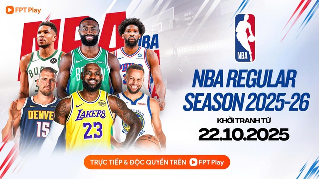 Kh&aacute;n giả Việt Nam xem đại chiến b&oacute;ng rổ nh&agrave; nghề Mỹ m&ugrave;a giải mới tr&ecirc;n k&ecirc;nh n&agrave;o?- Ảnh 2.