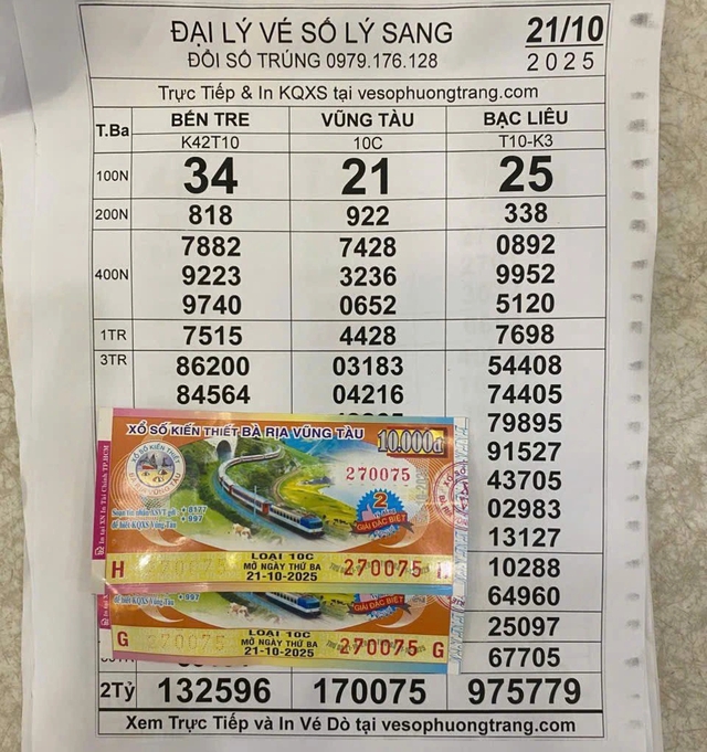 Vừa c&oacute; kết quả xổ số miền Nam ng&agrave;y 21 th&aacute;ng 10, kh&aacute;ch TP.HCM liền đi đổi thưởng- Ảnh 1.