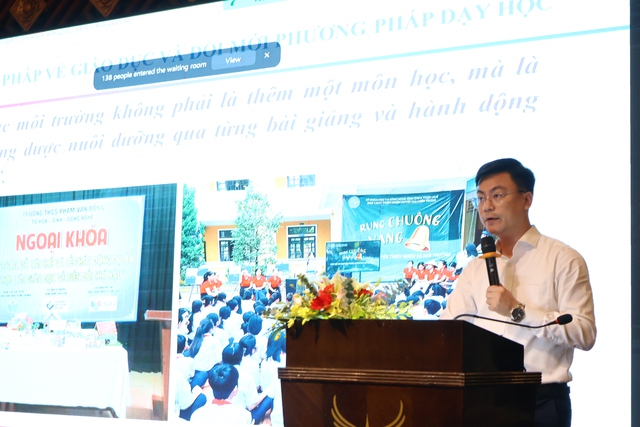 'Biến mỗi học sinh thành một đại sứ môi trường đích thực'- Ảnh 2. 'Biến mỗi học sinh thành một đại sứ môi trường đích thực' - Ảnh 2.